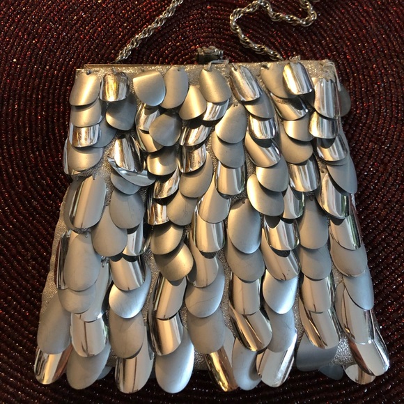 Vintage Sequin Flapper Style Bag - Picture 2 of 8